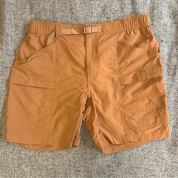 Eddie Bauer Ripstop Tech Shorts in Brown Sugar - Picture 1 of 6
